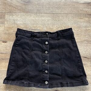 Forever 21 Black Skater Mini Skirt